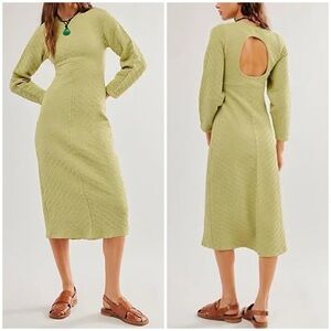 FREE PEOPLE Gabby Seamless Midi Dress Size M/L NWT
